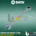 Sata Kunci Ring Pas Ratchet 10 MM 43606 Kunci Kombinasi Ratchet 10MM