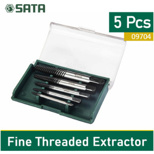 Sata Screw Extractor Tap Balik Baut Rusak Patah 5 PCS Heavy Duty 09704