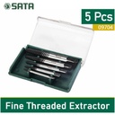 Sata Screw Extractor Tap Balik Baut Rusak Patah 5 PCS Heavy Duty 09704