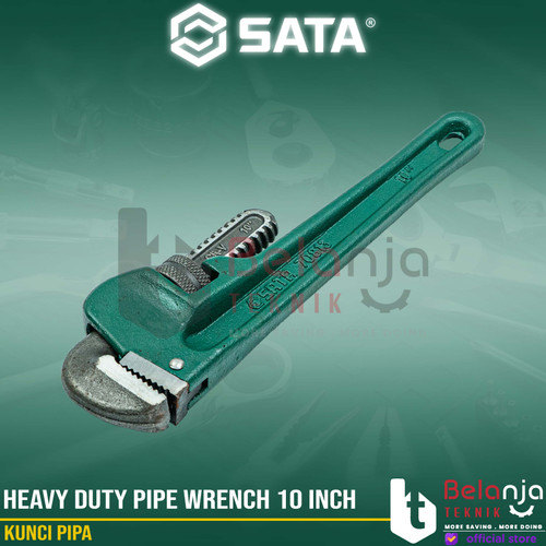 Sata Kunci Pipa 10 Inch Pipe Wrench Ledeng 70813 10"X250MM Heavy Duty