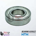 NTN Ball Bearing 6205 ZZ 25mm x 52mm x 15mm Laker Laher Klahar 6205 ZZ
