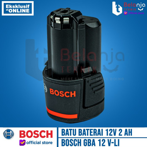 Bosch Baterai 12V 2Ah Battery Cordless Lithium Ion GBA 12V-LI With Box