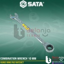 Sata Kunci Ring Pas Ratchet 10 MM 43606 Kunci Kombinasi Ratchet 10MM