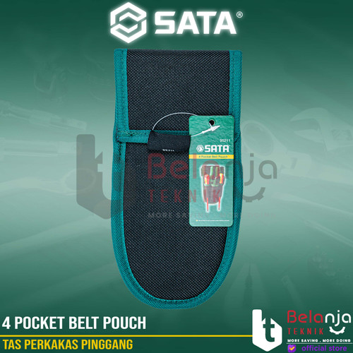Sata Tas Perkakas 95211 4 Pocket Belt Pouch Tas Pinggang Tool Kit Set