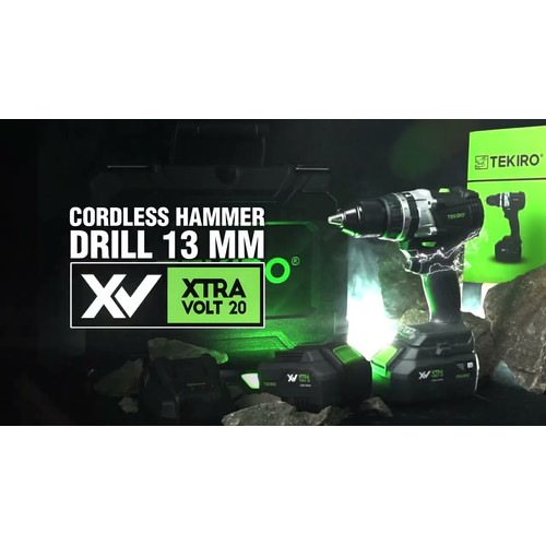 Tekiro Mesin Bor Baterai XV 20V Brushless 13MM Cordless Hammer Drill