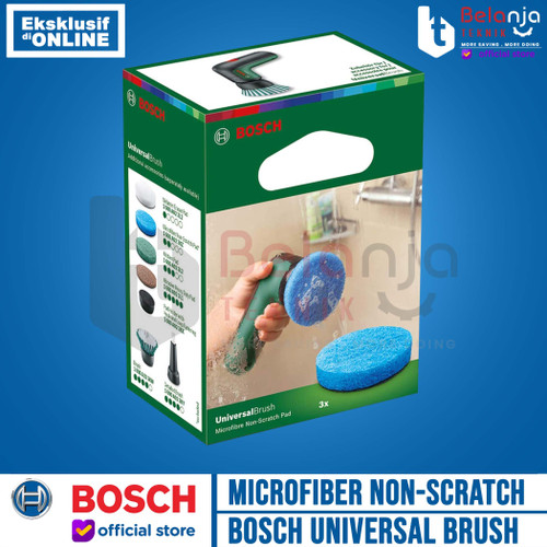 Bosch Microfiber Non-Scratch Pad 3 PCS Aksesoris Sikat Universal Brush