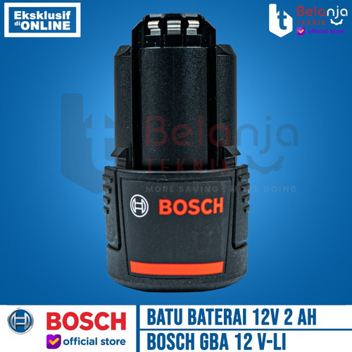 Bosch Baterai 12V 2Ah Battery Cordless Lithium Ion GBA 12V-LI With Box