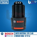 Bosch Baterai 12V 2Ah Battery Cordless Lithium Ion GBA 12V-LI With Box