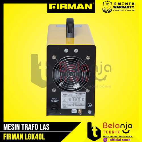 Firman Welding Machine LGK 40 L Mesin Travo Trafo Las LGK40 L Inverter