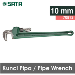 Sata Kunci Pipa 10 Inch Pipe Wrench Ledeng 70813 10"X250MM Heavy Duty