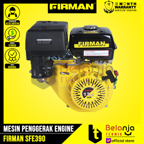 FIRMAN Mesin Penggerak SFE 390 SFE390 13 HP Engine Bensin Gasoline