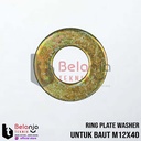 Ring Plate Washer Plate Untuk Baut M12X40 Kunci 17 Tebal 2 MM Non Merk
