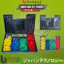 Nankai Mata Bor Set Fisher Besi Beton Kayu Mata Obeng Kombinasi 300Pcs
