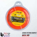 Solid Tali Senar Potong Rumput 2.4 MM X 50 Meter Nylon Trimmer Line