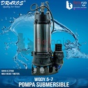 Drakos Submersible Pump WQDY 5-7 0.5 HP 0.37 KW Pompa Celup Air Kotor
