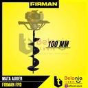Firman Earth Auger 100MM Mata Bor Penggali Tanah Biopori 10CM 4 Inch