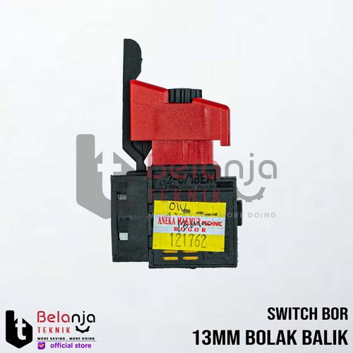 Bull Switch Bor 13MM Bolak Balik Tanpa Sayap Saklar Bor 13 MM Sakelar