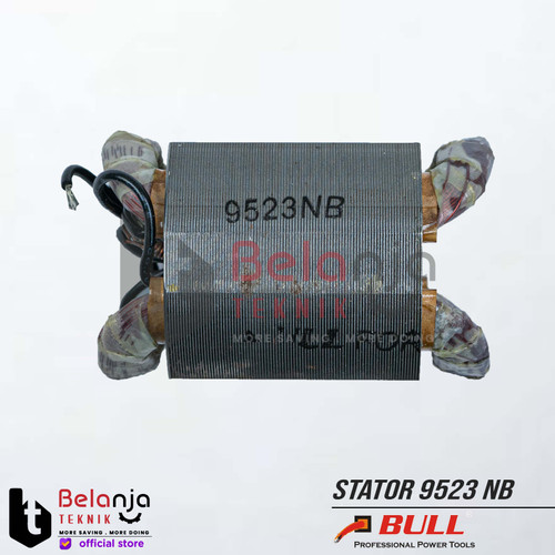 Bull Stator 9523 NB Rumah Angker Armature Stator Gerinda Makita 9523B