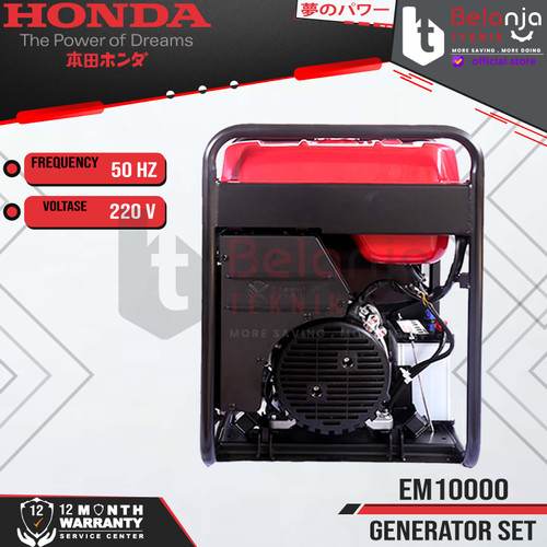 Honda Mesin Genset EM 10000 7200 Watt Generator Bensin EM10000 7200W