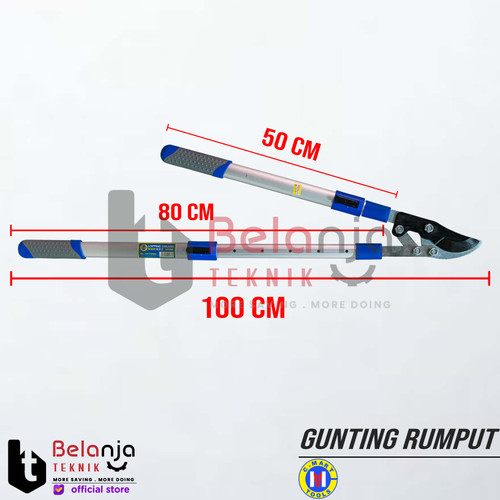 Cmart Gunting Rumput Taman Teleskopik Gunting Pemotong Rumput Dahan