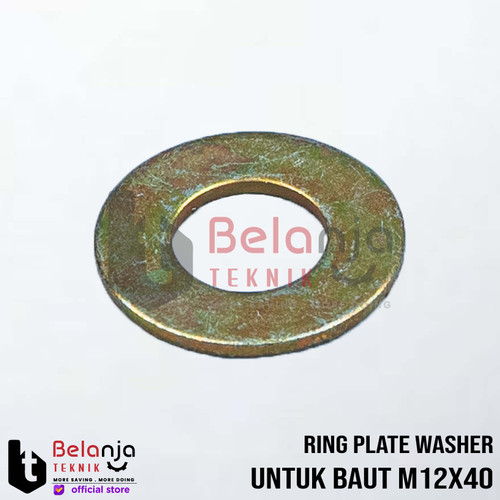 Ring Plate Washer Plate Untuk Baut M12X40 Kunci 17 Tebal 2 MM Non Merk