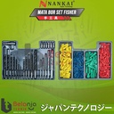 Nankai Mata Bor Set Fisher Besi Beton Kayu Mata Obeng Kombinasi 300Pcs
