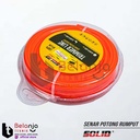 Solid Tali Senar Potong Rumput 2.4 MM X 50 Meter Nylon Trimmer Line