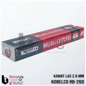 KOBE Kawat Las Listrik Elektroda RB26 2.6 MM 5 KG RB 26 2.6 X 300 M