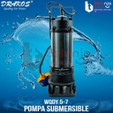 Drakos Submersible Pump WQDY 5-7 0.5 HP 0.37 KW Pompa Celup Air Kotor