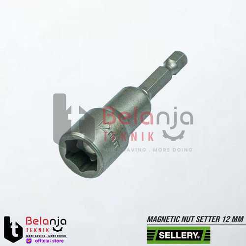 Sellery Magnetic Nut Setter 12 MM Obeng Mata Bor Roofing Seng 12MM