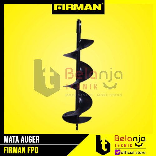 Firman Earth Auger 300MM Mata Bor Penggali Tanah Biopori 30CM 12 Inch