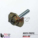 Solid Mata Profil Router Slotting Bit 307-014 1/4 X 4MM Mata Router