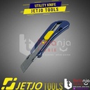 JETJO TOOLS Pisau Cutter 18mm Utility Knife 18 mm Snap-Off Knife ORI