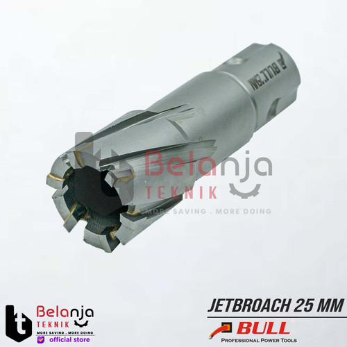 Bull Mata Bor Besi Magnet TCT 25 MM Jetbroach Annular Cutter Jetbrot