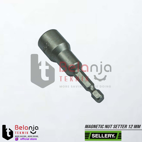 Sellery Magnetic Nut Setter 12 MM Obeng Mata Bor Roofing Seng 12MM