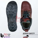 Steel Horse Sepatu Safety 9369 Sepatu Proyek Lapangan Safety Maroon