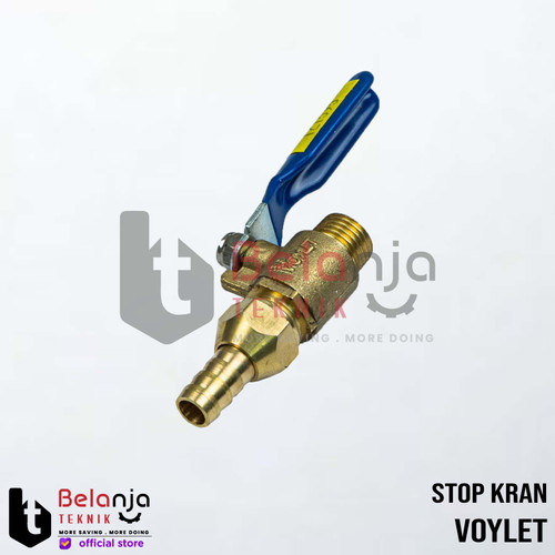 Voylet Ball Valve Kuningan 1/4 Inch Stop Kran Keran Kuningan 1/4" In