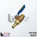 Voylet Ball Valve Kuningan 1/4 Inch Stop Kran Keran Kuningan 1/4" In