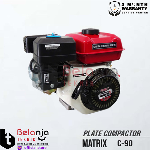 Matrix Plate Compactor C-90 Mesin Stamper Kodok + Engine China GX200