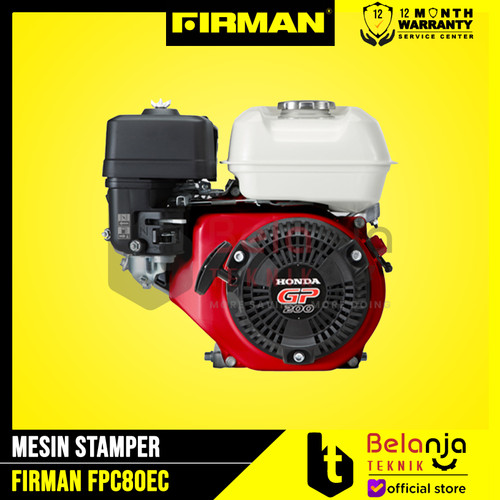 Firman Plate Compactor FPC 80 EC Mesin Stamper + Honda GP 200 Jialing