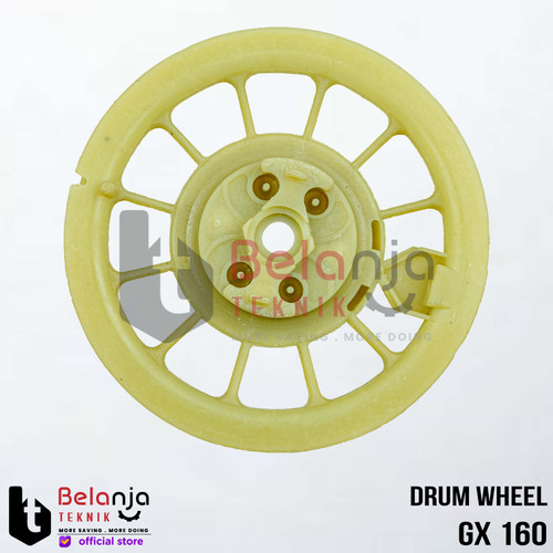 Drum Wheel Mesin Penggerak GX 160 Rope Rotor Honda GX 160 Pully Stater