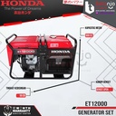 Honda Generator Set ET 12000 Mesin Genset Bensin ET12000 9000 Watt