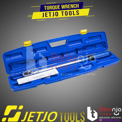 JETJO TOOLS Kunci Torsi 40-220 Nm Torque Wrench 1/2" Inch Momen 1/2 In