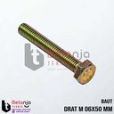 Baut Mur L Drat M 06x50 MM Kuningan Full Per PCS Non Merk