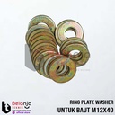Ring Plate Washer Plate Untuk Baut M12X40 Kunci 17 Tebal 2 MM Non Merk