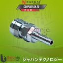 Nankai Coupler SH 20 Sambungan Selang Kompresor Recoil Cuk Kopler 1/4"