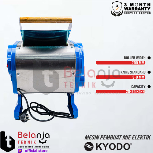 Kyodo Mesin Giling Cetak Mie Listrik Penggilingan Noodle Maker KEN-200