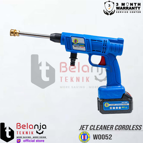 C-Mart Jet Cleaner Cordless 20 Bar Mesin Cuci Portable 21 Volt W0052