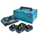 Makita Power Source Kit MKP3PT184 Baterai 1850 18 V 5Ah + Dual Charger