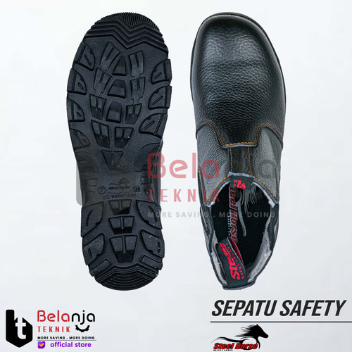 Steel Horse Sepatu Proyek Safety Shoes 9379 Sepatu Kerja Lapangan Pria